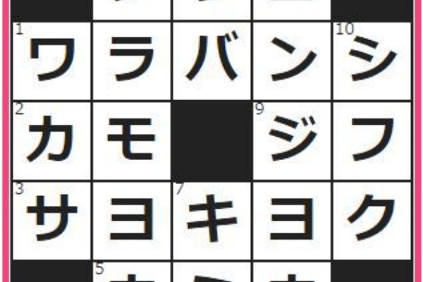 クロスワード 詰め将棋の解答 フルーツメール