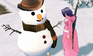 雪だるまに足が生えた＼(^o^)／