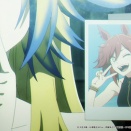 『ウマ娘 シンデレラグレイ』第18話、ジャパンカップは終盤に入りタマモクロスとアメリカ代表のオベイユアマスターが先頭争いを繰り広げる