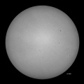 7月6日の太陽黒点 - 新しい黒点出現の兆しが有りません