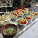 肉団子のスープ煮と２種の副菜