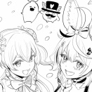 【ホロライブ】ねねポル同時視聴の春アニメ「スノウボールアース」　原作者さんの直筆ねねポル！！