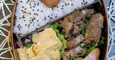 やっと治りそうな気配～夫のお弁当418