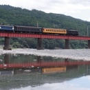 大井川鉄道　第１大井川橋梁のEL