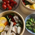 お遊び感覚の蒸籠料理