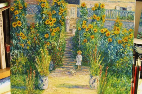 印象派画家の勘違い （New） - ヒマワリの庭（大）