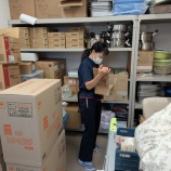 『防災の日、食事提供訓練。』の画像