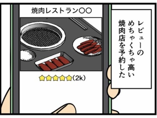 レビューの良い焼肉店へ行ったら…