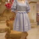 ☆Sale80%OFF★ロココドールワンピ★サックス、残り38サイズのみ1枚☆