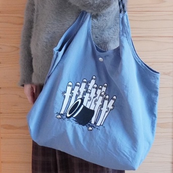 かわいくて機能的。ムーミン（ニョロニョロ）刺繍のエコバッグが想像以上だった ＠PR