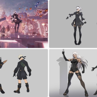 3/11に開始予定の「オーバーウォッチ ×プロジェクト・ヨルハ」コンセプトアートが続々公開、2B衣装のキリコ・9S衣装のウーヤン・A2衣装のヴェンデッタ