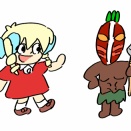友達に画材を送った。