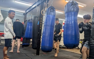 『出稽古にアマチュア４選手来訪！！』の画像