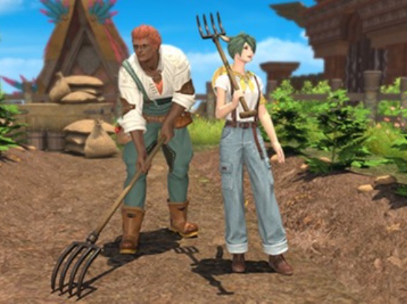 【FF14】ファッションアクセの「ピッチフォーク」は畑を耕す農具か干し草などを移動するための酪農系農具かで議論に→現役農家ヒカセンが参戦