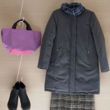 『断捨離しかけた2014年購入ダウンコートの復活コーデ』の画像