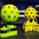 『ナーフのダーツをまき散らす時限式の爆弾を作ってみた』の画像