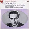 リパッティ、カラヤンらのグリーグ、シューマン/ピアノ協奏曲集 GB EMI/HMV XLP30072 モノラル