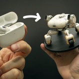 『壊れたAirPodsから小さなロボットを作ってみた』の画像