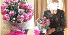 【母の日まだ間に合います】90歳の義母が喜んでくれた「豪華カーネーション＆栗きんとん」✨