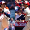 大谷翔平162試合換算 .294 39本 100打点 OPS .896 22勝0敗 1.85 奪三振数256 奪三振率12.18←これ