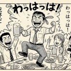 【悲報】47歳男性「今日は俺の奢りだ！他のお客さんも遠慮なく飲んでくれ」→無一文の為、逮捕…