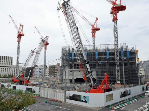 地上50階ツインタワマン「ザ・パークハウス 武蔵小杉タワーズ」の建設状況！武蔵小杉エリア北端のタワーマンション（2025.11.1）