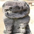 ユニークな狛犬がある吉王丸日吉神社