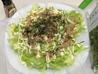 【きほんのき⃝】新・基本の納豆レタスサラダ(スマイルライフ編) 。［26.06.24.Wed.］