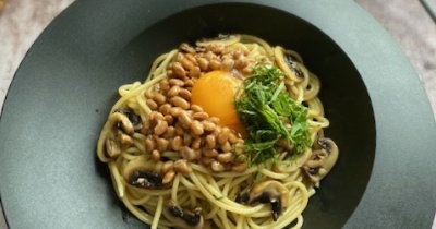 ７月１０日「納豆の日」にスタイリッシュな納豆スパゲッティ