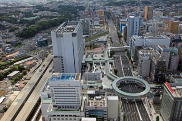 新横浜プリンスホテルからの眺め 超高層マンション 超高層ビル