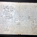 幕末～明治期古地図鳥瞰図「吉野山名所記」1点/古書古文書/木版摺り