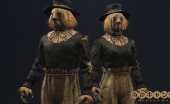 不気味なかかしの衣装