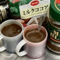 コカコーラゼロカフェインのミルクココア＆コーヒー割り(ホットver.) 。［26.07.04.Sat.］