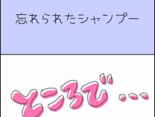 忘れられたシャンプー