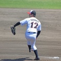 三菱自動車岡崎 田中 啓斗 投手（日大二－武蔵大）