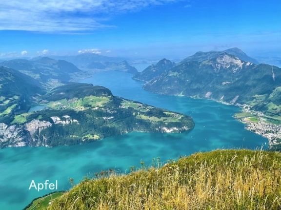 アルプスと湖 360度の大パノラマ in スイス Fronalpstock