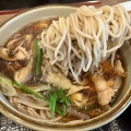 函館市本町31 かくれそば処 番屋(ばんや) その9 秋限定メニュー きのこそば800円