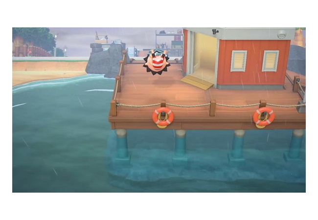 【あつまれ どうぶつの森】崖から飛び込んでみたｗｗｗｗｗｗ