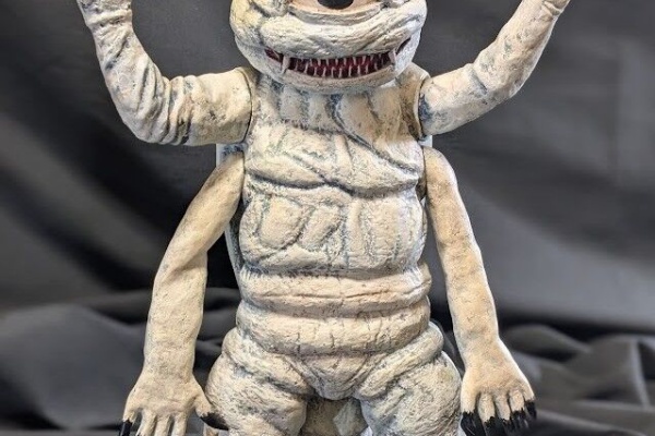ゼロン「スペクトルマン」登場怪獣（マーミット）ビニパラ金剛 ソフビフィギュア □地中怪獣 ゼロン 高13/奥36.5（cm） マーミット製 ソフビフィギュア