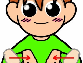 手話単語：２４７７　【歩み寄り】【歩み寄る】