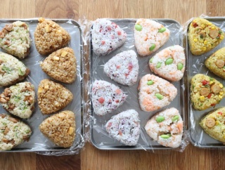 混ぜご飯おにぎりは絶対冷凍！5種のおにぎりレシピ