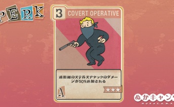 Fallout 76：Covert Operative（Agility）