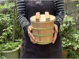 【新作】秋田杉の漬物樽
