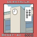 《2》－中学でのいじめ－倒れるまで、あと【600日】