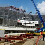 『【野球】ソフトバンク、福岡県筑後市に建設中の新ファーム本拠地を報道陣に公開』の画像