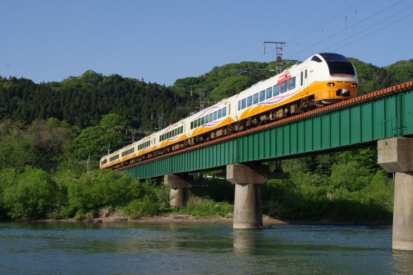 鉄橋のある鉄道風景のblog - 羽越線