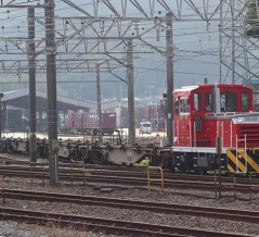 【JR貨物】相模貨物駅でDB500-56号機をみる