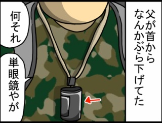 この１回以外使われる事のなかった単眼鏡