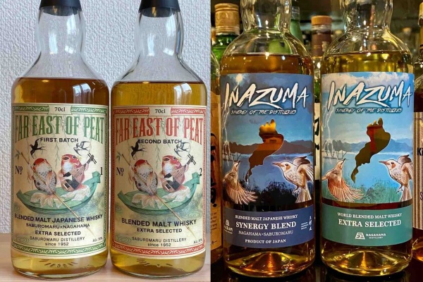 長濱蒸留所　若鶴酒造　ウイスキー5本セット 長濱浪漫ビール長濱蒸溜所の自社蒸留原酒のみをヴァッティングした