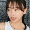 影山優佳の舌出し